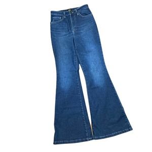 Lee Women’s High Rise Flare Leg Bell-bottom Denim Jeans Sz 8